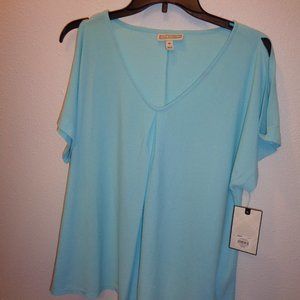 Dana Buchman Cold Shoulder Top Size Medium NWT